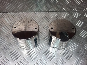 Stainless Steel Clock Bottom's from Triumph Custom Parts